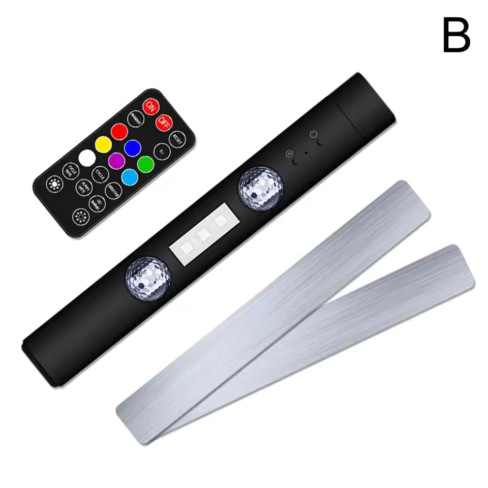 LED Car Atmosphere Lamp Wireless Voice Control RGB Roof Star Light USB Charing Auto Interior Decorative Ambient Party Lights ﻿